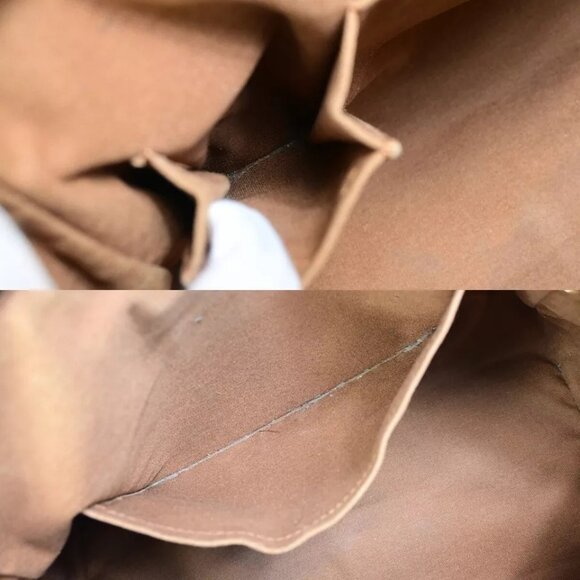 LOUIS VUITTON LV Tivoli GM Shoulder Bag Monogram Leather Brown - Picture 14 of 16